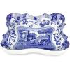 imageSpode Blue Italian Devonia Tray  75 Inch Porcelain Decorative Serving Tray  Shallow Serving Bowl for Salad Pasta Fruit Appetizers Snacks  Elegant Gift Tableware for Hostess75 inch