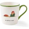 imageSpode Kit Kemp 12oz Doodle Mug  Sole Mates Unique Doodle Pattern  Fine China  Dishwasher Safe  For Coffee and Tea  Ideal Celebration Gift  Home or Office UseGreen