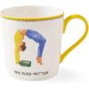 imageSpode Kit Kemp 12oz Doodle Mug  Sole Mates Unique Doodle Pattern  Fine China  Dishwasher Safe  For Coffee and Tea  Ideal Celebration Gift  Home or Office UseYellow