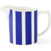 imageSpode Steccato Milk Jug 10oz  Earthenware Drink Pitcher with Bold Blue Stripes for Coffee Bar Essentials Creamer Salad Dressing Juice or Tabletop Serving Accessories  Made in England