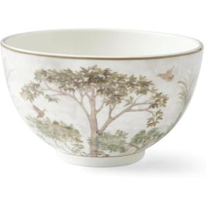 imageSpode Kit Kemp 6quot Tall Trees Bowl  Enchanted Forest Design  Porcelain  Dishwasher and Microwave Safe  Ideal for Pasta Cereal Soup and Rice  Home ampamp Gathering Use