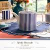 imageSpode Steccato 37 oz Ceramic Teapot Blue Stripe Accent  Microwave ampamp Dishwasher Safe Teaware for Hosting Brunch Serving Afternoon Tea or Enjoying a Cozy AtHome Tea Ritual