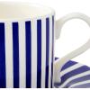 imageSpode Steccato 9oz Earthenware Teacup ampamp Saucer Set of 4  Ornamental Glazed Drinkware with Cobalt Blue Bands ampamp Decorative Design  Elegant Tea ServiceBrunch Table Display Great Housewarming Gift