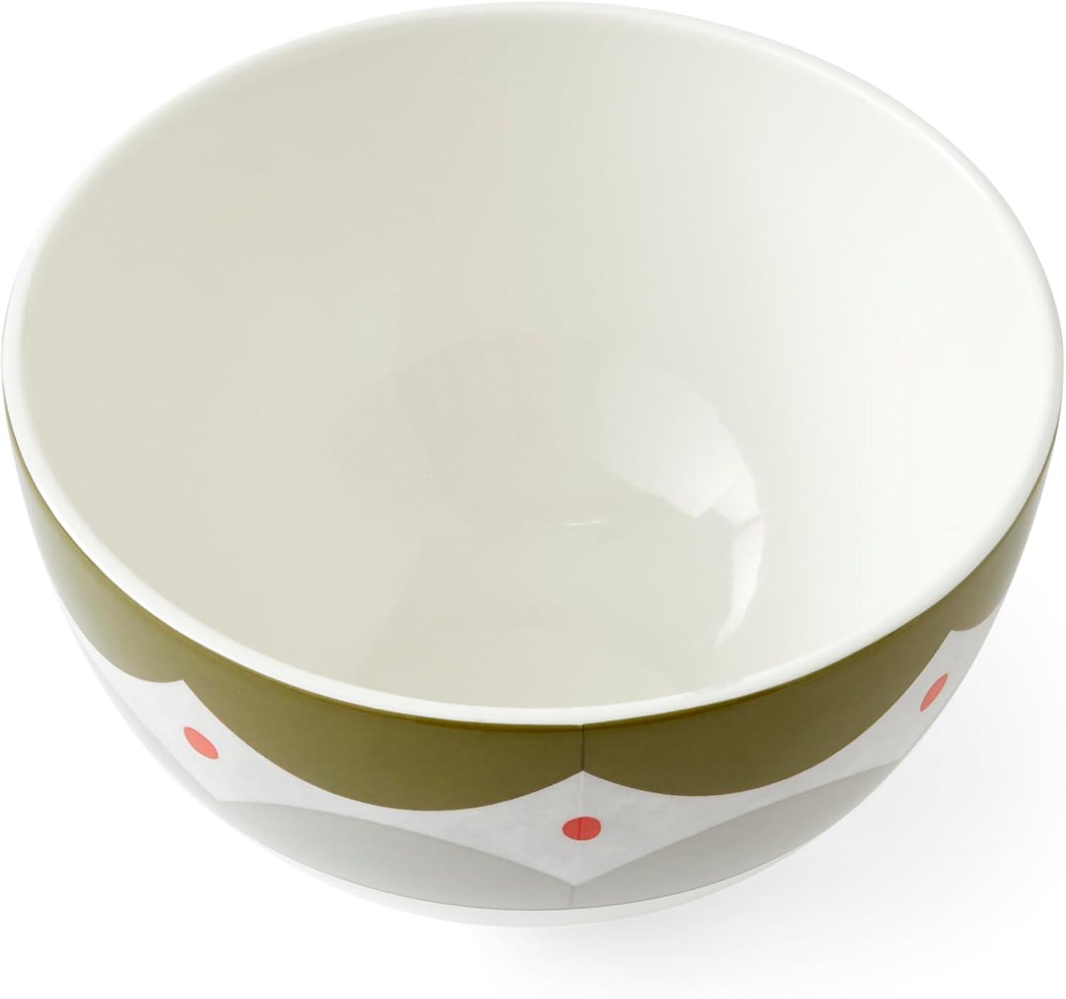 imageSpode Kit Kemp 6quot Geo Bowl  Geometric Abstract Design  Porcelain  Dishwasher and Microwave Safe  Ideal for Pasta Cereal Soup and Rice  Home ampamp Gathering Use