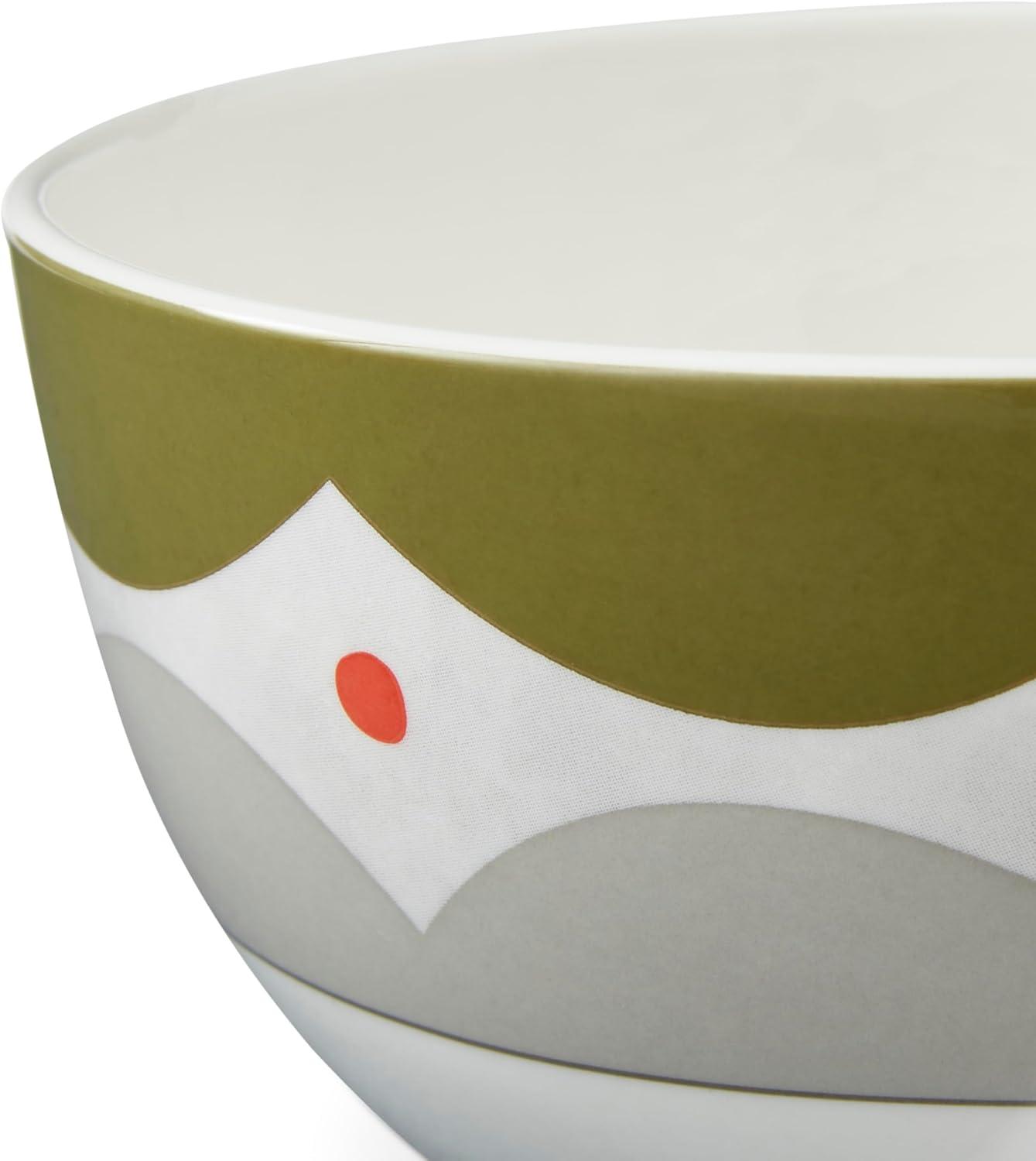 imageSpode Kit Kemp 6quot Geo Bowl  Geometric Abstract Design  Porcelain  Dishwasher and Microwave Safe  Ideal for Pasta Cereal Soup and Rice  Home ampamp Gathering Use