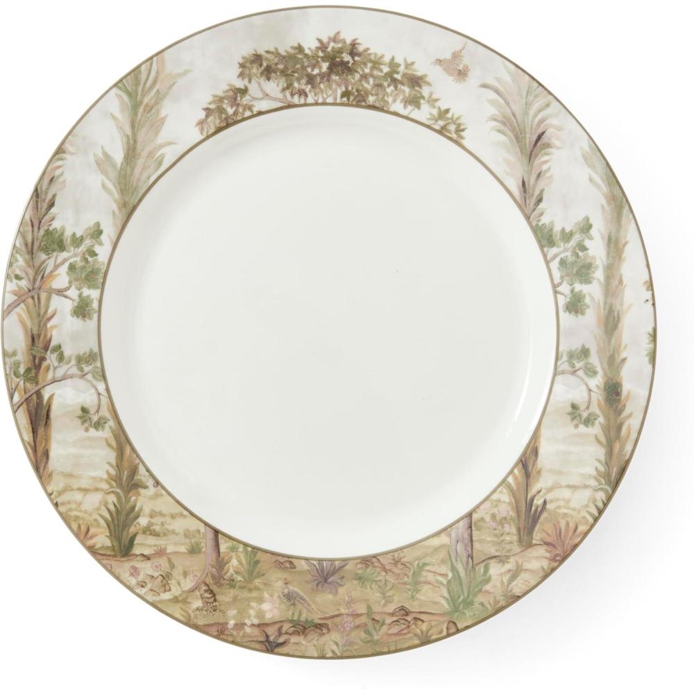 imageSpode Kit Kemp 11quot Tall Trees Dinner Plate  Enchanted Forest Design  Stylish Table Setting  Porcelain  Dishwasher and Microwave Safe  Ideal for Pasta Meat Vegetables  Home ampamp Gathering Use