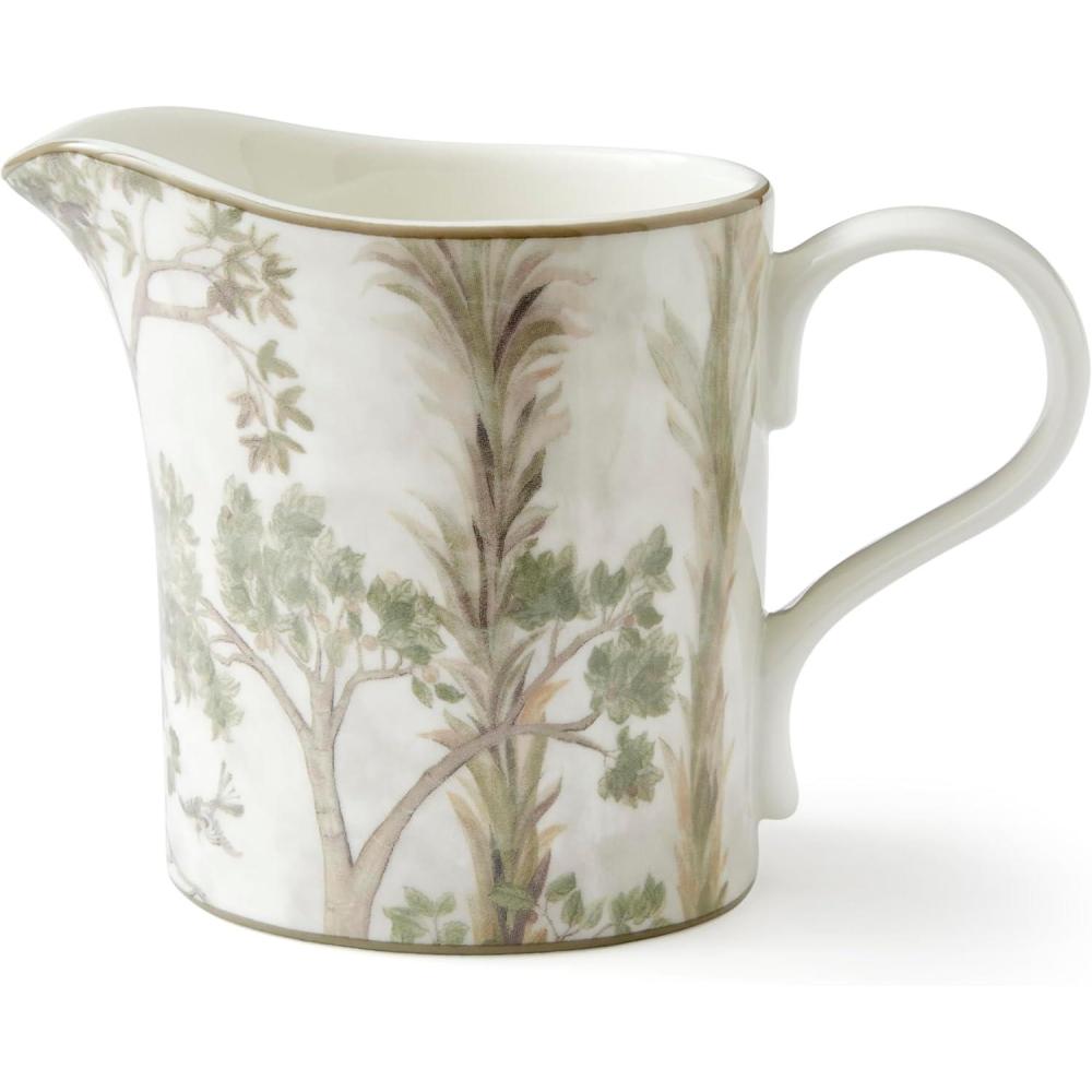imageSpode Kit Kemp Tall Trees 10oz Pitcher  Enchanted Forest Design  Porcelain  Dishwasher and Microwave Safe  Creamer Jug for Tea and Coffee  Fabulous Gift  Home ampamp Gathering Use