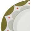 imageSpode Kit Kemp 11quot Geo Dinner Plate  Geometric Abstract Design  Stylish Table Setting  Porcelain  Dishwasher and Microwave Safe  Ideal for Pasta Meat Vegetables  Home ampamp Gathering Use