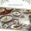 imageSpode Woodland 2Piece Turkey Dome Serving Platter  250th Anniversary Edition 115 Inch Porcelain Plate with Dome Cover  Microwave Freezer Oven ampamp Dishwasher Safe Gift Boxed