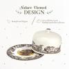 imageSpode Woodland 2Piece Turkey Dome Serving Platter  250th Anniversary Edition 115 Inch Porcelain Plate with Dome Cover  Microwave Freezer Oven ampamp Dishwasher Safe Gift Boxed