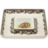 imageSpode Woodland 12quot Square Chip and Dip  Turkey Centerpiece Serving Dish Fine Porcelain Holiday Serveware Thanksgiving Platter for Chips Crudits Shrimp  Dishwasher Microwave Safe