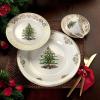 imageSpode Christmas Tree 65quot Gold Bread and Butter Plate  Elegant Porcelain Holiday Plate for Desserts and Appetizers  22K Gold Accents  Festive Christmas Tableware  Dishwasher Safe