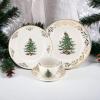 imageSpode Christmas Tree 65quot Gold Bread and Butter Plate  Elegant Porcelain Holiday Plate for Desserts and Appetizers  22K Gold Accents  Festive Christmas Tableware  Dishwasher Safe