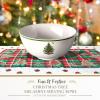 imageSpode Christmas Tree 6Inch Melamine Bowls  Set of 4 Festive Bowls for Soup Dessert Holiday Dishes  Durable Dishwasher Safe  Versatile Tableware for Indoor Outdoor Christmas GatheringsChristmas Tree Melamine Deep Bowl