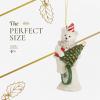 imageSpode Christmas Tree Dog Ornament Festive Tree Decoration for Holiday Celebrations with Ribbon Bow for Hanging Beautiful Seasonal Accent ampamp Classic Home Holiday DcorCarnival Bear