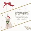 imageSpode Christmas Tree Dog Ornament Festive Tree Decoration for Holiday Celebrations with Ribbon Bow for Hanging Beautiful Seasonal Accent ampamp Classic Home Holiday DcorCat