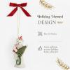 imageSpode Christmas Tree Dog Ornament Festive Tree Decoration for Holiday Celebrations with Ribbon Bow for Hanging Beautiful Seasonal Accent ampamp Classic Home Holiday DcorCarnival Bear