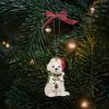 imageSpode Christmas Tree Dog Ornament Festive Tree Decoration for Holiday Celebrations with Ribbon Bow for Hanging Beautiful Seasonal Accent ampamp Classic Home Holiday DcorDog