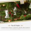 imageSpode Christmas Tree Dog Ornament Festive Tree Decoration for Holiday Celebrations with Ribbon Bow for Hanging Beautiful Seasonal Accent ampamp Classic Home Holiday DcorCarnival Bear