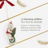 imageSpode Christmas Tree Dog Ornament Festive Tree Decoration for Holiday Celebrations with Ribbon Bow for Hanging Beautiful Seasonal Accent ampamp Classic Home Holiday DcorCarnival Bear