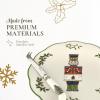 imageSpode Christmas Tree Nutcracker Cheese Platter with Knife  9quot Porcelain Holiday Serving Tray for Charcuterie  Dishwasher ampamp Microwave Safe  Classic Christmas Tableware for Serving Festive Dishes