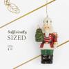 imageSpode Christmas Tree Tartan Nutcracker Ornament  Christmas Tree Decorations with Tartan Plaid Festive Holiday Ornaments for Christmas Trees Mantels Home Displays  Collectible Holiday Decor