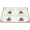 Christmas Tree Melamine 4 Section Tray