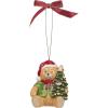 imageSpode Christmas Tree Dog Ornament Festive Tree Decoration for Holiday Celebrations with Ribbon Bow for Hanging Beautiful Seasonal Accent ampamp Classic Home Holiday DcorVintage