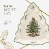 imagePortmeirion Christmas Tree 10inch TreeShaped Dish  Porcelain Holiday Serveware Festive Dish Christmas Tableware Dishwasher ampamp Microwave Safe  Ideal for Holiday Gatherings