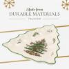 imagePortmeirion Christmas Tree 10inch TreeShaped Dish  Porcelain Holiday Serveware Festive Dish Christmas Tableware Dishwasher ampamp Microwave Safe  Ideal for Holiday Gatherings