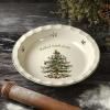 imageSpode Christmas Tree 10Inch Pie Dish  Round Baking Dish for Holiday Desserts  Festive Earthenware Serveware for Christmas Table Setting  Dishwasher Microwave Oven Safe  Holiday Dishware