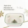imageSpode Christmas Tree 10quot Square Baker  Porcelain Baking Dish for Lasagna Casserole Holiday Desserts  Oven to Table Bakeware ampamp Dishwasher Safe  Festive Holiday Serveware for Christmas Table