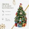 imageSpode Christmas Tree 12quot Tree Figural Decoration  Battery Operated LED Light Decorated Christmas Tree Ceramic Holiday Decor  Dolomite Christmas Collectible for Indoor Display Tree