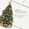 imageSpode Christmas Tree 12quot Tree Figural Decoration  Battery Operated LED Light Decorated Christmas Tree Ceramic Holiday Decor  Dolomite Christmas Collectible for Indoor Display Tree