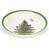 imageSpode Christmas Tree Ascot 8Inch Cereal Bowls  Set of 4 Durable Earthenware Bowls for Breakfast Oatmeal Cereal or Soup  Festive Design Microwave and Dishwasher Safe  Beautifully Gift Boxed