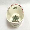imageSpode Christmas Tree Candy Basket 65Inch Candy Bowl with Peppermint Handle for Holiday Snacks Earthenware Christmas Gift Festive Holiday Serveware ampamp Holiday Display Bowl Seasonal Dcor