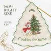 imageSpode Christmas Tree Cookie Server TreeShaped Snack Tray  Rudolph Cookies for Santa  Fine Porcelain Holiday Dishware ampamp Festive Christmas Tableware Dishwasher Safe  Collectible Gift