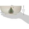 imageSpode Christmas Tree Divided Dish  115quot Festive Serving Tray for Holiday Parties Seasonal Events  Fine Earthenware Decorative Christmas Dinnerware Microwave ampamp Dishwasher SafeChristmas Tree Round Bowl