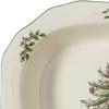 imageSpode Christmas Tree Divided Dish  115quot Festive Serving Tray for Holiday Parties Seasonal Events  Fine Earthenware Decorative Christmas Dinnerware Microwave ampamp Dishwasher SafeChristmas Tree Open Vegetable Dish