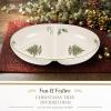imageSpode Christmas Tree Divided Dish  115quot Festive Serving Tray for Holiday Parties Seasonal Events  Fine Earthenware Decorative Christmas Dinnerware Microwave ampamp Dishwasher SafeChristmas Tree Divided Dish