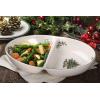 imageSpode Christmas Tree Divided Dish  115quot Festive Serving Tray for Holiday Parties Seasonal Events  Fine Earthenware Decorative Christmas Dinnerware Microwave ampamp Dishwasher SafeChristmas Tree Divided Dish