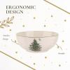imageSpode Christmas Tree Divided Dish  115quot Festive Serving Tray for Holiday Parties Seasonal Events  Fine Earthenware Decorative Christmas Dinnerware Microwave ampamp Dishwasher SafeChristmas Tree Round Bowl