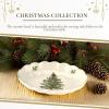 imageSpode Christmas Tree Fluted Oval Server  85quot Porcelain Holiday Serving Dish Ideal for Salads Pasta Side Dishes  Dishwasher Microwave Freezer Safe  Matching Christmas Dinnerware Collection