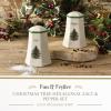 imageSpode Christmas Tree Hexagonal Salt and Pepper Shaker Set 2Piece Holiday Kitchen ampamp Table Dcor  Festive Home Accent Christmas GiftStocking Stuffer for Collectors ampamp Holiday Enthusiasts