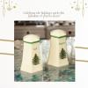 imageSpode Christmas Tree Hexagonal Salt and Pepper Shaker Set 2Piece Holiday Kitchen ampamp Table Dcor  Festive Home Accent Christmas GiftStocking Stuffer for Collectors ampamp Holiday Enthusiasts