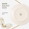 imageSpode Christmas Tree Polka Dot Dessert Plate Set of 4  Festive 8Inch Stoneware Plates for Holiday Entertaining Appetizers Snacks  Microwave Dishwasher Freezer Safe Party Appetizer Dishes