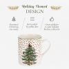 imageSpode Christmas Tree Polka Dot Mug 16Ounce Ceramic Cup with Handle  Festive Holiday Design for Hot Coffee Tea or Cocoa  Microwave Dishwasher Freezer Safe  Christmas Collection Mug