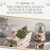 imageSpode Christmas Tree Ruldolph Winter Wonderland Snow Globe Plays Soothing Music  Durable Dolomite Personalized Collectible Great for Christmas Weddings Home Dcor