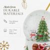 imageSpode Christmas Tree Ruldolph Winter Wonderland Snow Globe Plays Soothing Music  Durable Dolomite Personalized Collectible Great for Christmas Weddings Home Dcor