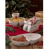 imageSpode Christmas Tree Tiered Chip and Dip Serving Set  2Piece Festive Snack Platter  Iconic Christmas Tree Motif  Porcelain Dishwasher Microwave Freezer Safe  Holiday ServewareChristmas Tree